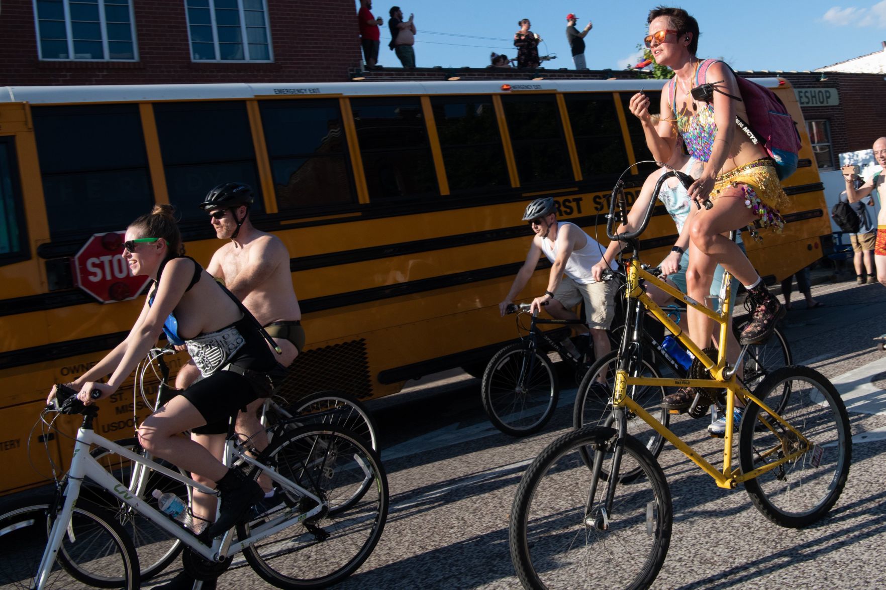 2019 World Naked Bike Ride in St. Louis